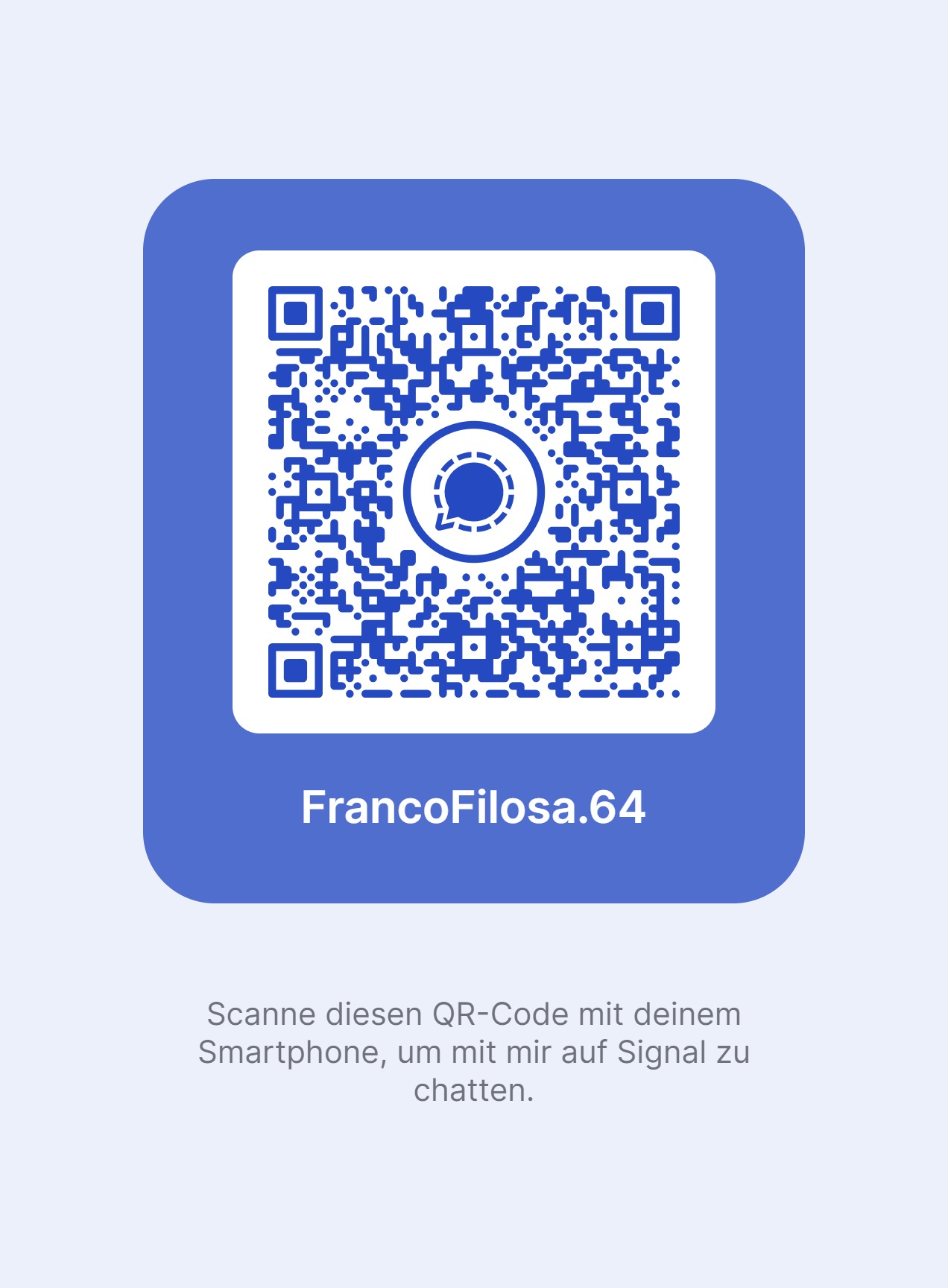 QR code Signal di Franco Filosa, FrancoFilosa.64